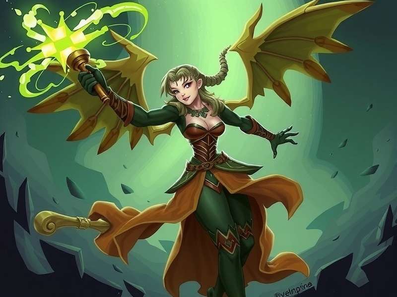 Main Game Character Fennel Warlock Arcane Dominion Game Hero